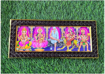 FRAMTASTIC Sai baba ,Laxmi Mata ganesh bhagwan durga mata hanuman ji religious Frame Religious Frame
