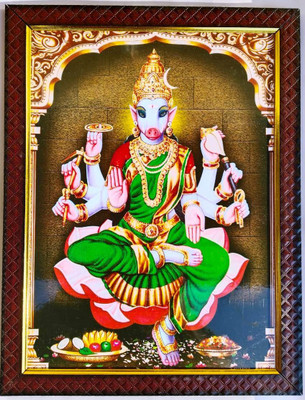 TTD STORE VARAHI AMMA 9*12 GREEN Religious Frame