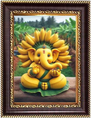 HitechMart Lord Shiva Photoframe 6.7x8.7 inches Religious Frame