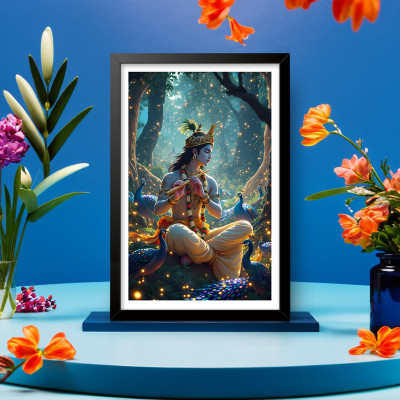 Art Recall Digital Reprint 14 inch x 10 inch Painting(With Frame)