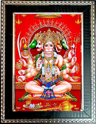 SUNINOW Panchmukhi Hanuman Religious Frame