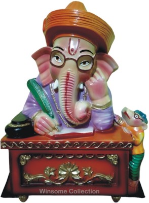 WINSOME COLLECTION Ganesha Ganesh Hanpati Gajanan Wall Hanging Photo Frame Art Religious Frame