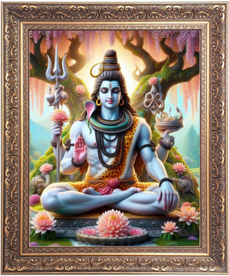 HitechMart Lord Shiv Religious Frame