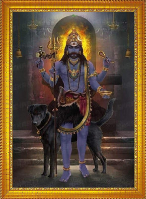Diyansh Enterprises Kal bhairav ji maharaj Religious Frame