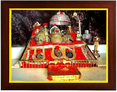 Zig Zag Goddess Maa Vaishno Devi / Mata Big Large Size Religious Frame