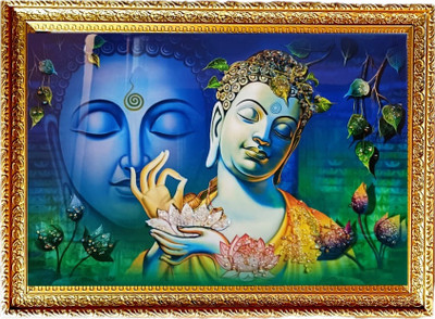 SUNINOW crystal work buddha Religious Frame
