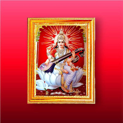 SUNINOW saraswati Religious Frame