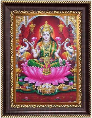 HitechMart Sri GaneshjiPhotoframe 6.7x8.7 inches - Religious Desk And Wall Art Religious Frame