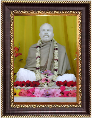 HitechMart Lord Gautam BuddhaPhotoframe 12.7x14.7 inches - Religious Desk And Wall Art Religious Frame