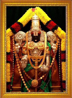 Stuthi Arts TIRUPATI BALAJI PHOTO FRAME Religious Frame