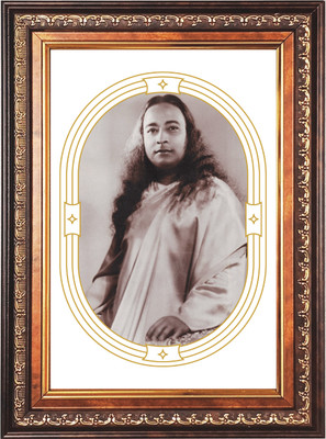 HitechMart Sri Paramahansa Yogananda Color Photo frame 12x16 Inch Religious Frame