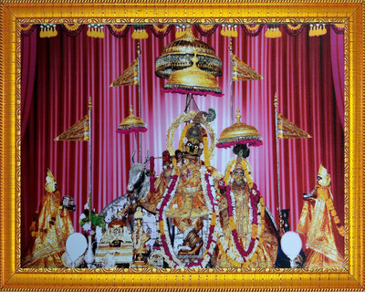 Darsh Craft Govind Dev Ji/Radha Govind Ji Religious Frame