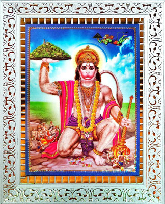 SUNINOW God Hanuman photo frame | religious frame | god photo frames Religious Frame