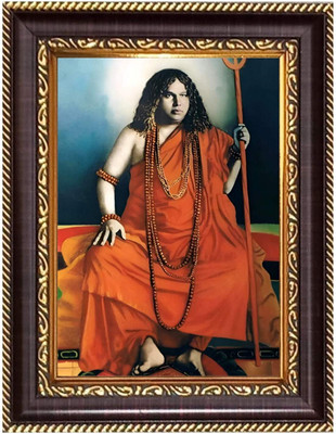 HitechMart Sri Sai BabaPhotoframe 8.7x10.7 inches - Religious Desk And Wall Art Religious Frame