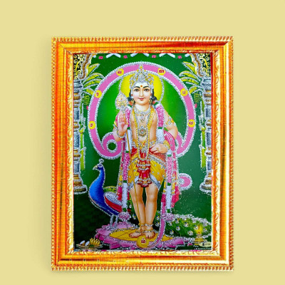 SUNINOW lord murugan-kartikeya god of war and victory Religious Frame