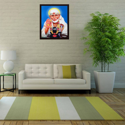 Darsh Craft Sai Baba Religious Frame