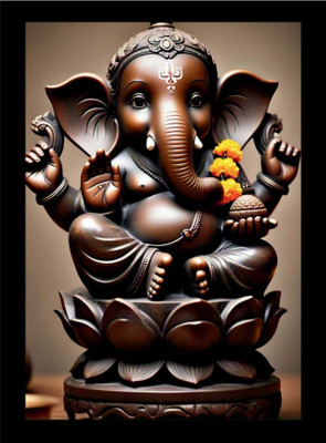 Kulthia Creation Lord Ganesha Religious Frame