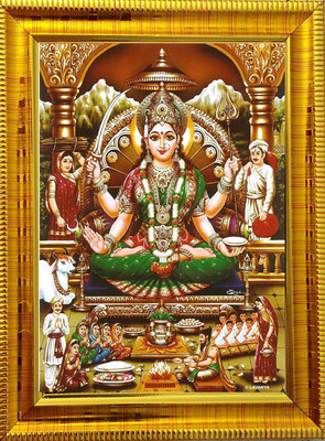 VJ ENTERPRISES Santoshi Maa Religious Frame