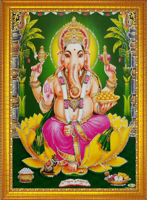 Diyansh Enterprises Lord Ganesha Religious Frame