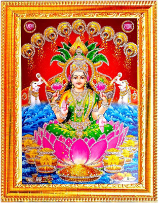 SUNINOW laxmi ganesh sarsawti Religious Frame