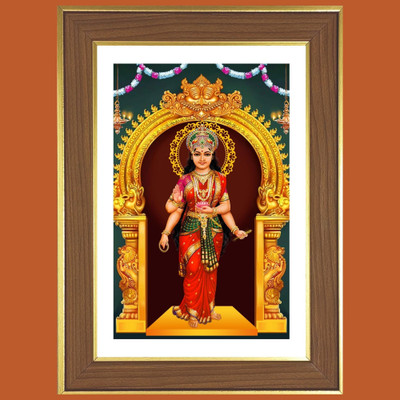 HitechMart Devi Kanyakumari Photo Frame 18x22 Inches Religious Frame