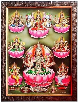 POOJA GHAR Goddess Ashta Lakshmi Religious Frame