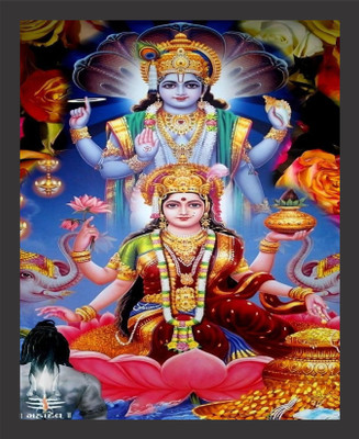 Darsh Craft Laxmi Narayan Ji Religious Frame