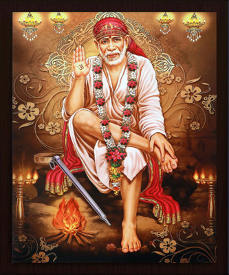 Darsh Craft Sai Baba Religious Frame