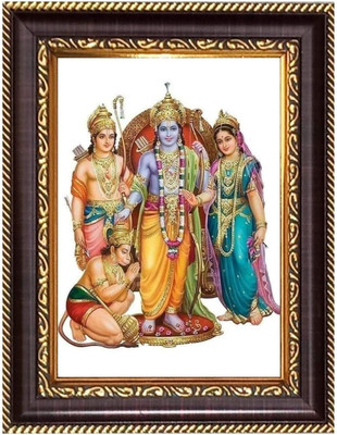 HitechMart Sri Maa LakshmiPhotoframe 6.7x8.7 inches - Religious Desk And Wall Art Religious Frame