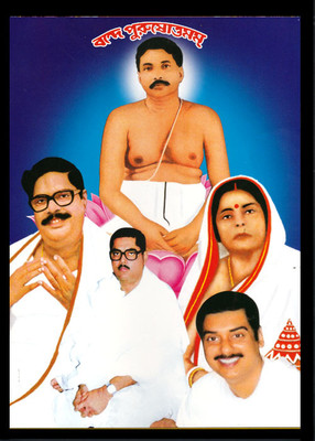 Deshkart ANUKUL CH THAKUR (8 X 11 ) inch Laminated Photo With Wall + Back Support Mount Religious Frame