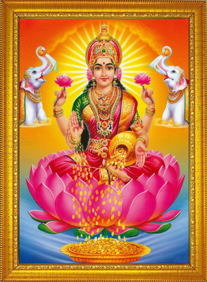 FRIZZY ARTS Laxmi ji Religious Frame