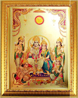 SUNINOW Ram Darbar Photo Frame | God Photo Frame | God Photos | bhagwan photo Religious Frame