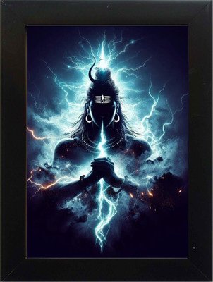 PY Creation lord shiva Religious Frame
