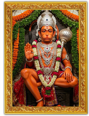 HSB INFRA Lord Hanuman Ji Religious Frame
