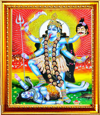 SENSY ARC CRAFT DURGA MAA Religious Frame