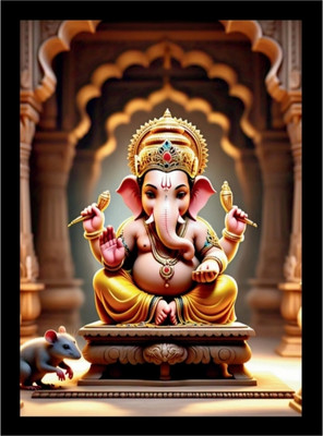 Kulthia Creation Lord Ganesha Religious Frame