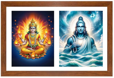 HitechMart Agni and varuna Photo Frame Religious Frame