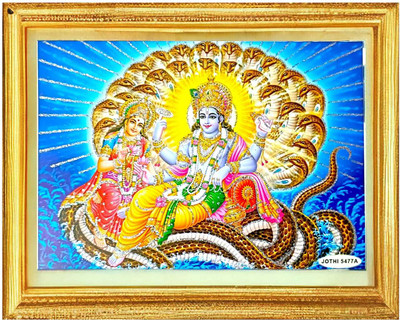 SUNINOW vishnu laxmi Religious Frame