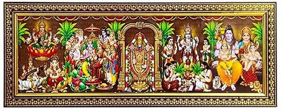 POOJA GHAR Lord Venkateshwara | Ram Darbar | Shiv Parivar | Satyanarayana | Laxmi Maa Religious Frame