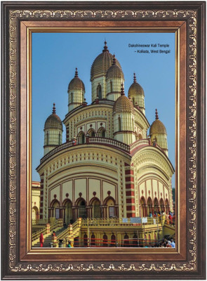 HitechMart Dakshineswar Kali Temple Photo Religious Frame
