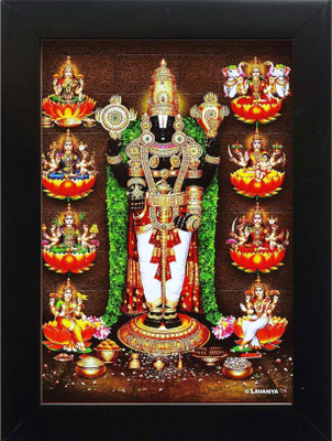 PY Creation Tirupati Balaji Religious Frame