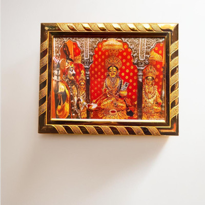 Rhaa Lord Shiva & Maa Annapurna Ji Photo, Temple Open 3 Days Only Diwali Time Religious Frame