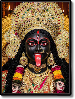 HitechMart Kali Laminated Photo Religious Frame