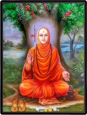 HitechMart Gurudev Datta Laminated Photo Religious Frame