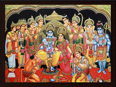 Darsh Craft Ram Darbar Religious Frame