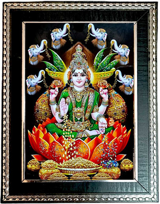SUNINOW Laxmi Ganesh saraswati Religious Frame