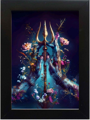 PY Creation Shiv Religious Frame