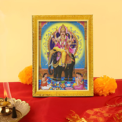 Art Street Divine Bhagwan Lord Vishvakarma Religious Frame