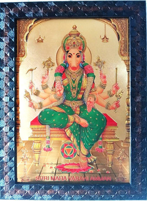 VGS MARKETINGS Goddess Sri Varahi Devi Mata MAHA VARAHI AMMAN Religious Frame