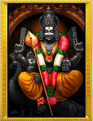 FRAMTASTIC Lord Murugan Photo Frame | Murugan Ji photo Religious Frame